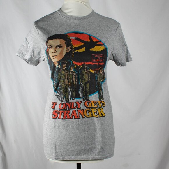 Stranger Things "It Only Gets Stranger" Ghostbusters Graphic Tee – Unisex Small - Picture 1 of 5